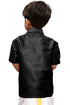 Vastramay Black color Silk Blend Baap Beta Shirt set